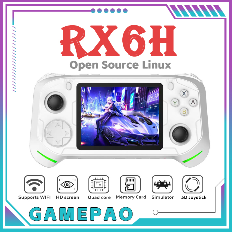 Gaming Console Handheld Android - Open Source RX6H Retro Handheld Video