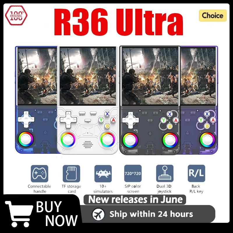 Gaming Console R36 Ultra - New R36 128GB Ultra Retro Handheld