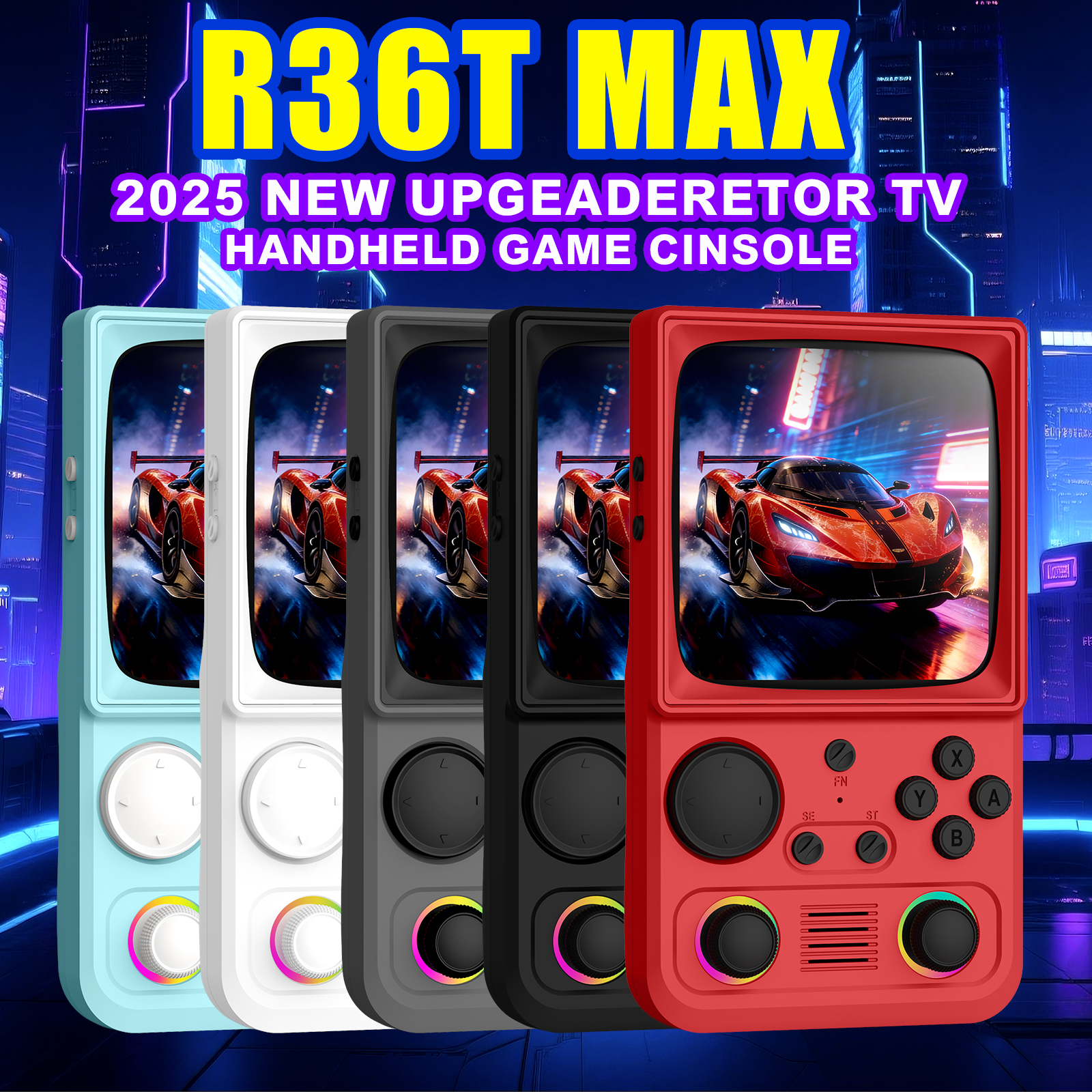 Gaming Console Handheld Android - R36TMAX Retro Handheld Game Console 4