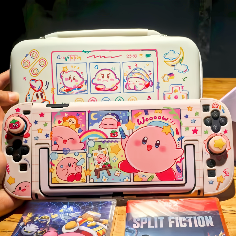 Gaming Console 6 Year Old - Kirby Switch 2 Gen Split Protective