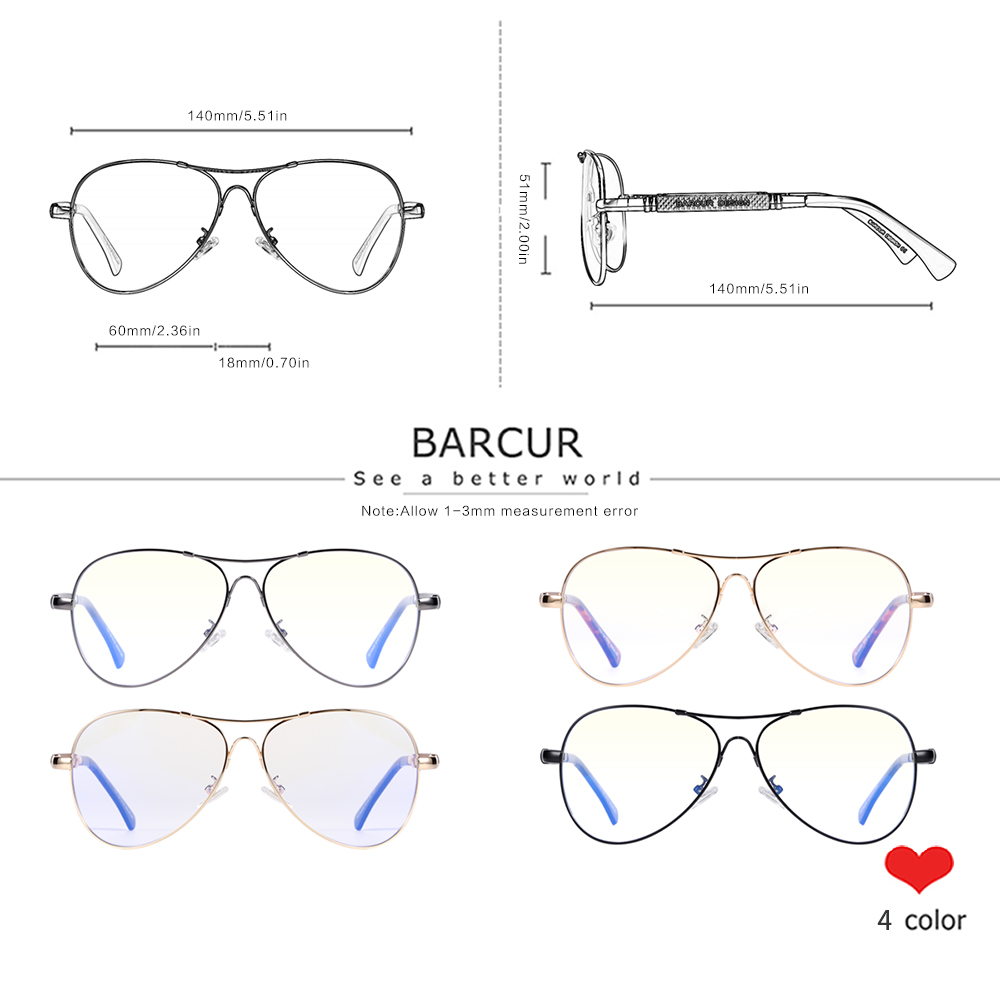 BARCUR Anti Blue Light Blockin – обзор и цена Gaming Glasses Uv