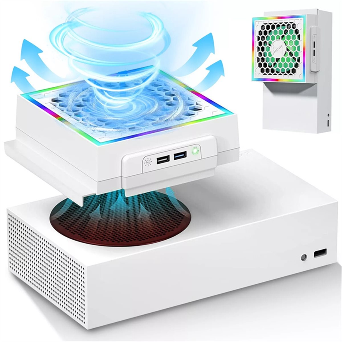 [ABJZ] LED Cooling Fan Atmosph – обзор и цена Gaming Console Xbox Series S