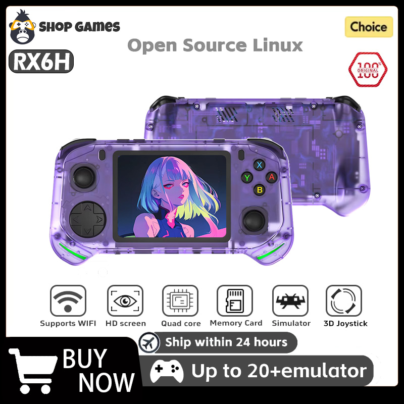 RX6H Retro Handheld Game Conso – обзор и цена Gaming Console R36 Ultra