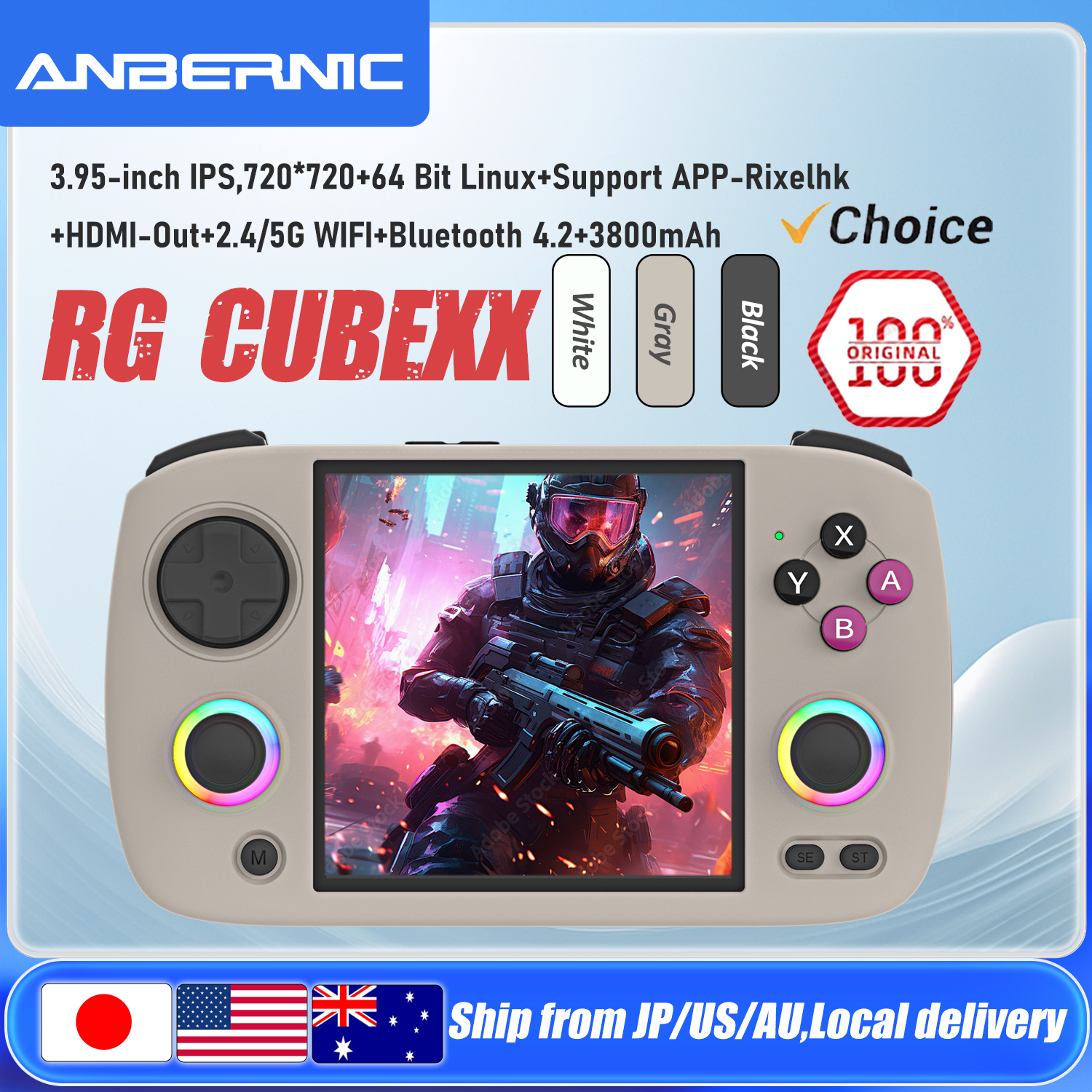 ANBERNIC RG CubeXX Handheld Ga – обзор и цена Gaming Console Handheld Android
