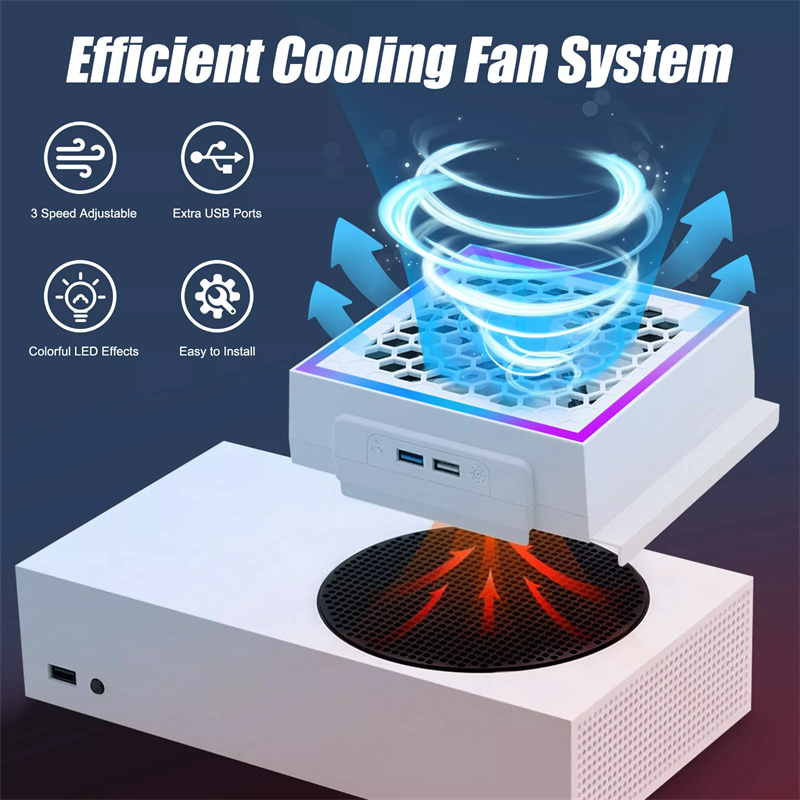 LED Cooling Fan Atmosphere Lig – обзор и цена Gaming Console Xbox Series S