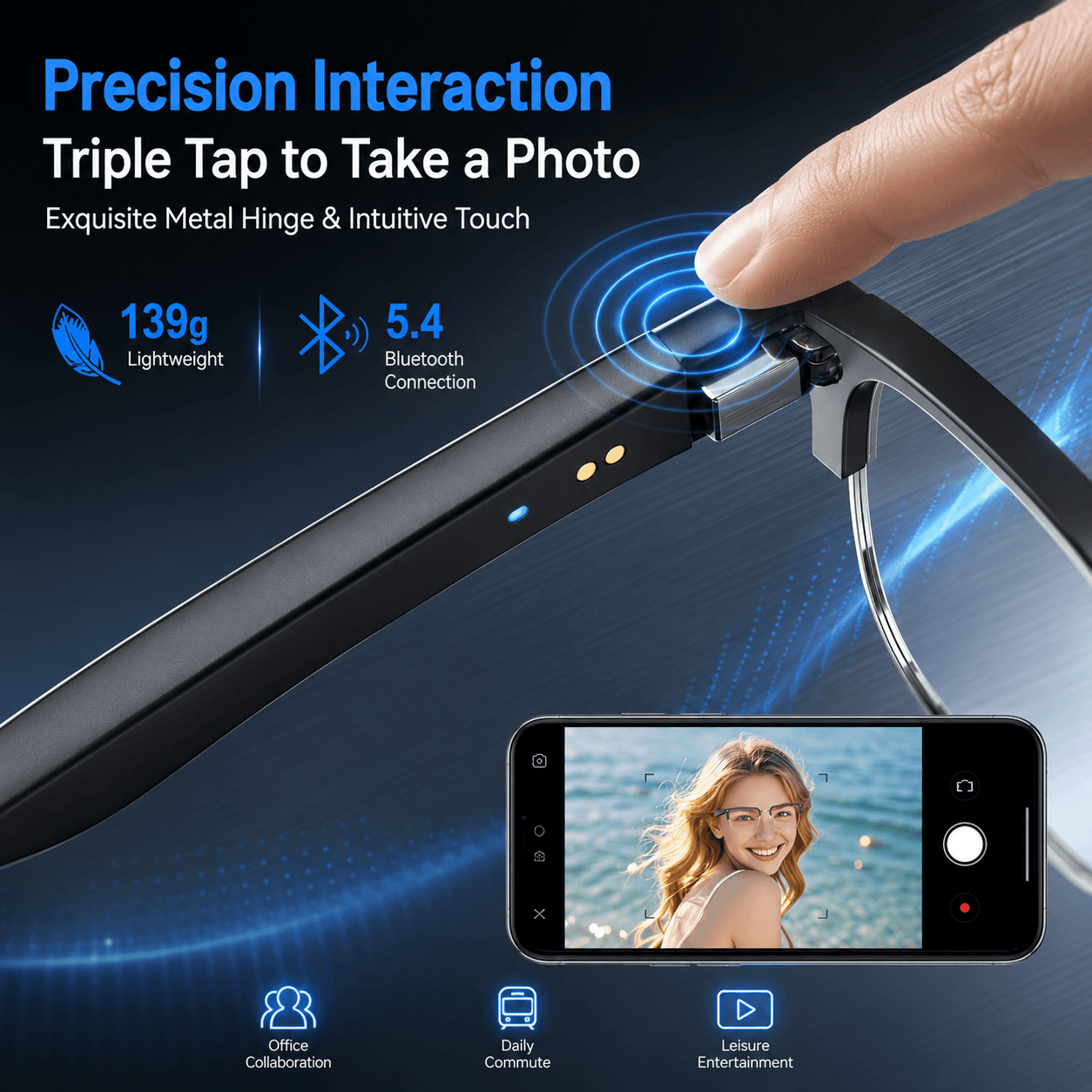 AIMB V2 Smart Bluetooth Glasse – обзор и цена Gaming Glasses Uv