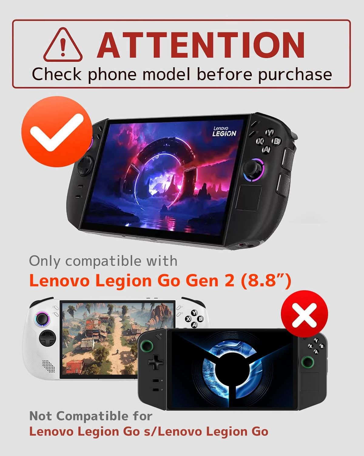 Soft TPU Protective Case for L – обзор и цена Gaming Console Lenovo Legion Go