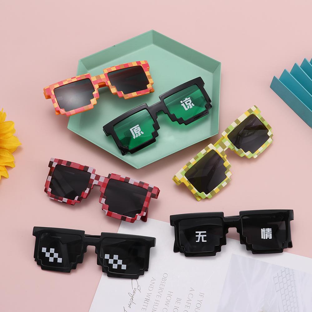 Funny Pixelated Mosaic Glasses – обзор и цена Gaming Glasses Uv