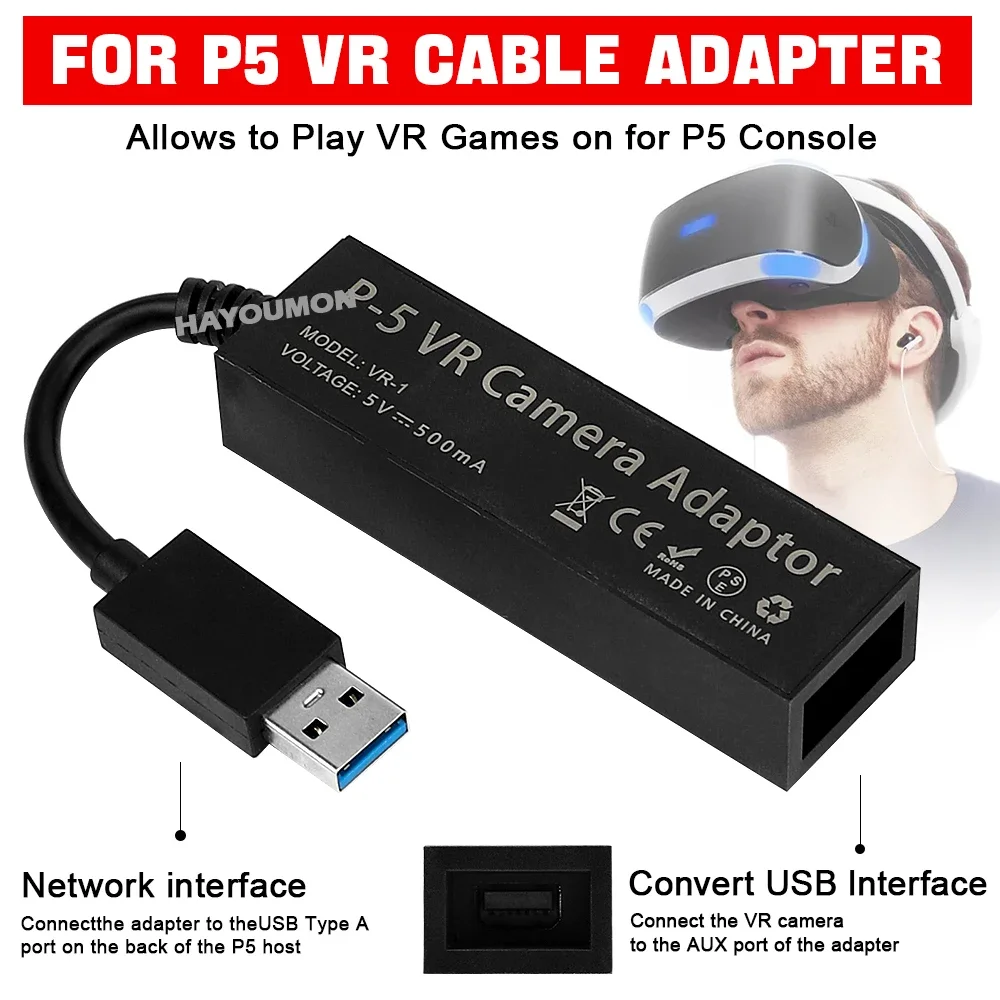 For PS5 VR Cable Adapter For P – обзор и цена Gaming Console Mini
