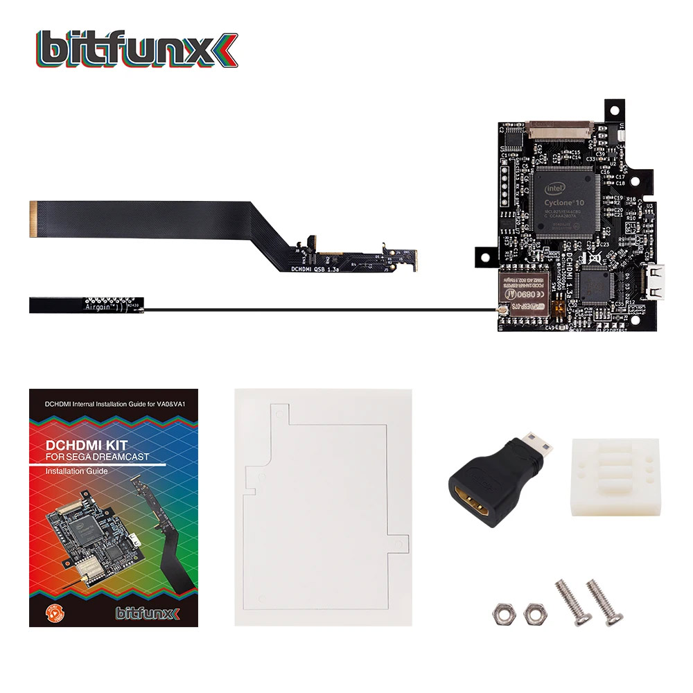 BitFunx DCHDMI Kit For SEGA Dr – обзор и цена Gaming Console Definition