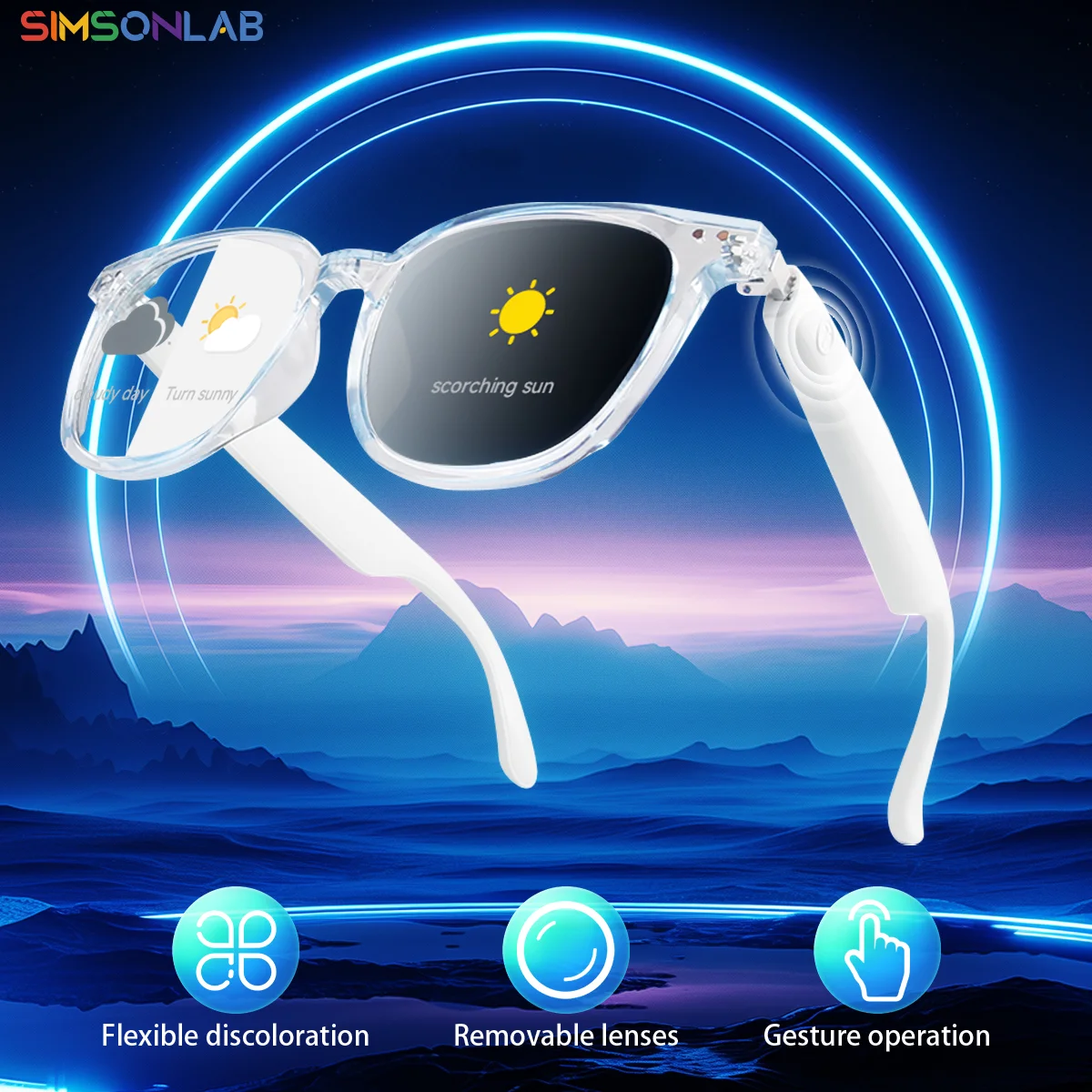 New Smart Glasses GS07 UV Prot – обзор и цена Gaming Glasses Uv
