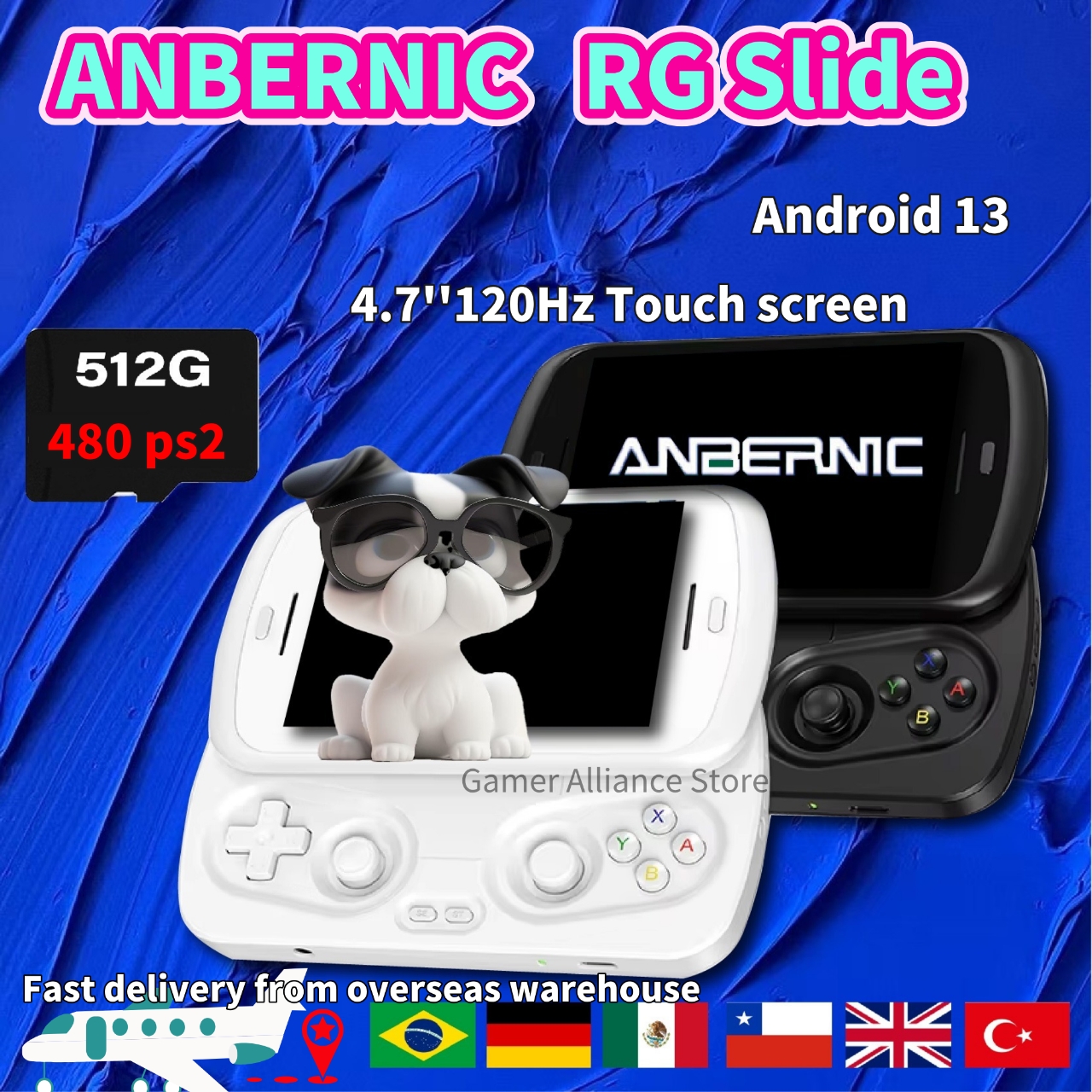 ANBERNIC RG Slide RGSlide Retr – обзор и цена Gaming Console Handheld Android