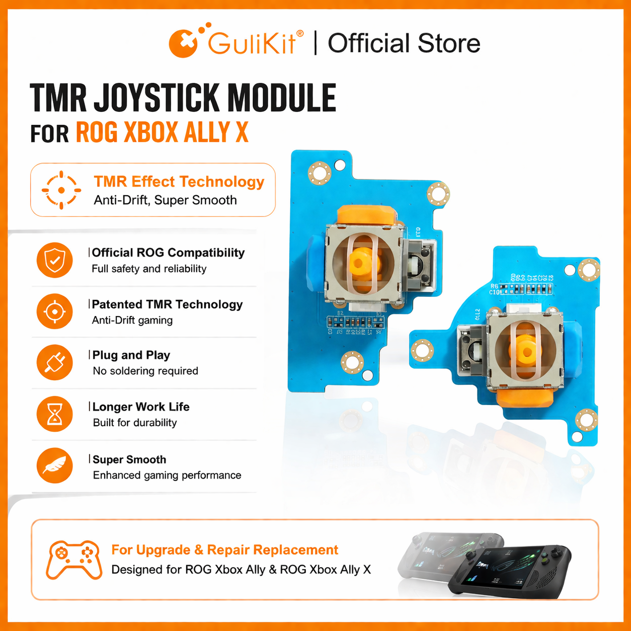 GuliKit TMR Electromagnetic Jo – обзор и цена Gaming Console Repair