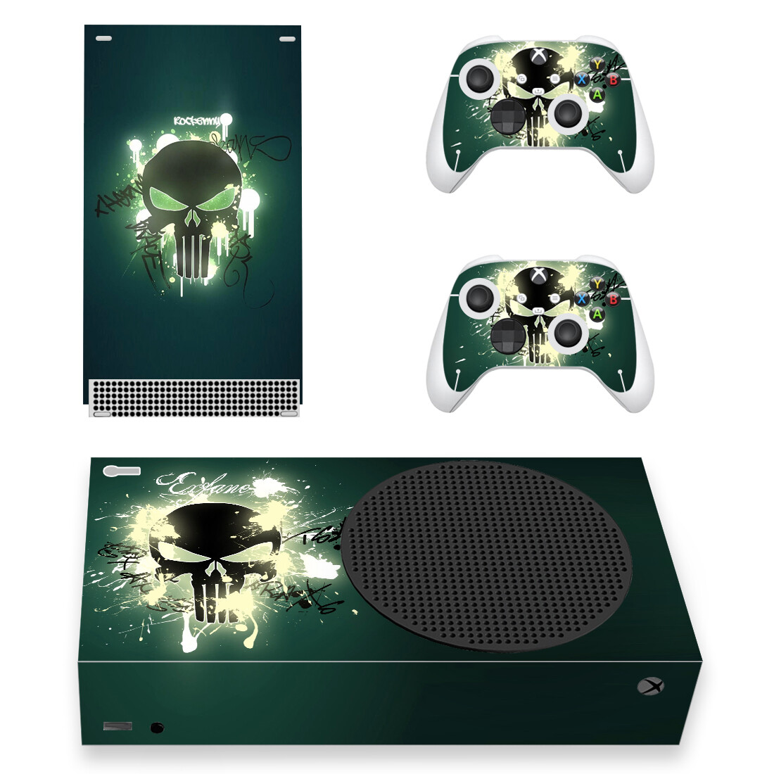 Skull Design Skin Sticker Deca – обзор и цена Gaming Console Xbox Series S