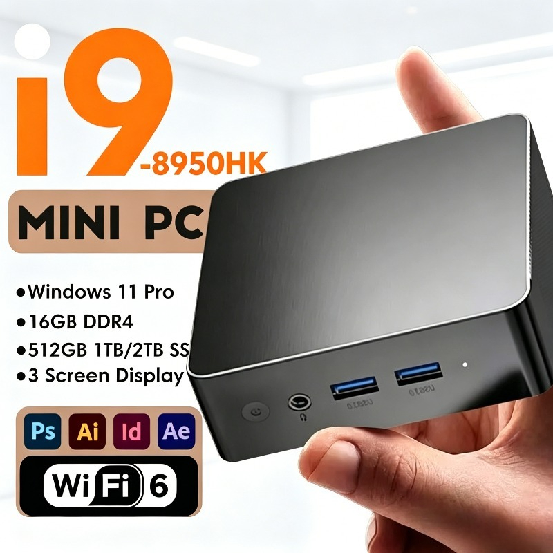 Intel Core i9 8950HK  Mini PC  – обзор и цена Gaming Console Mini