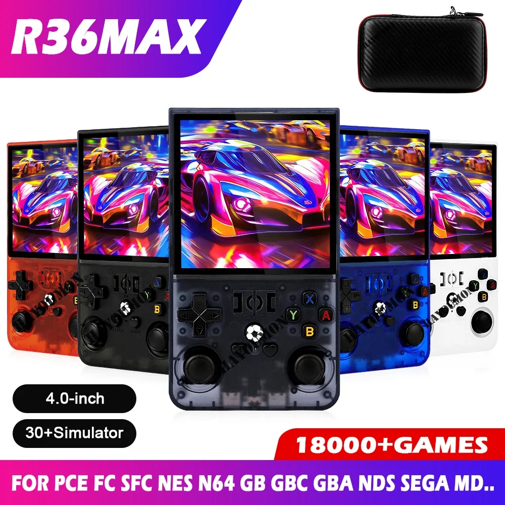 NEW R36MAX Handheld Retro Game – обзор и цена Gaming Console R36 Ultra