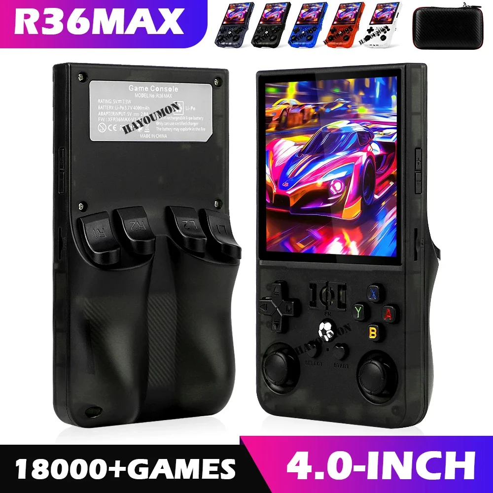 NEW R36MAX Handheld Retro Game – обзор и цена Gaming Console R36 Ultra