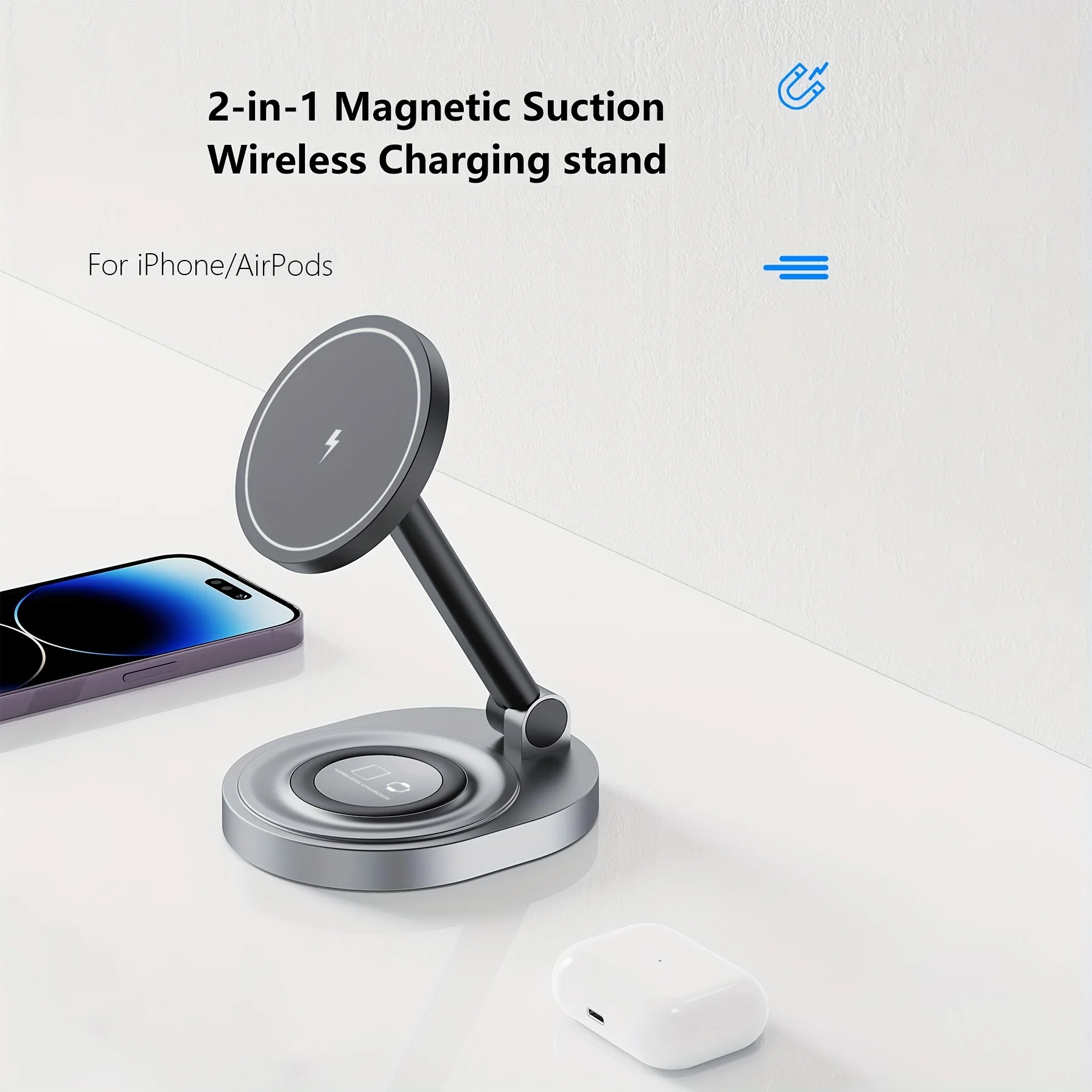 2 In 1 Magnetic Wireless Charg – обзор и цена Controller Charging Dock