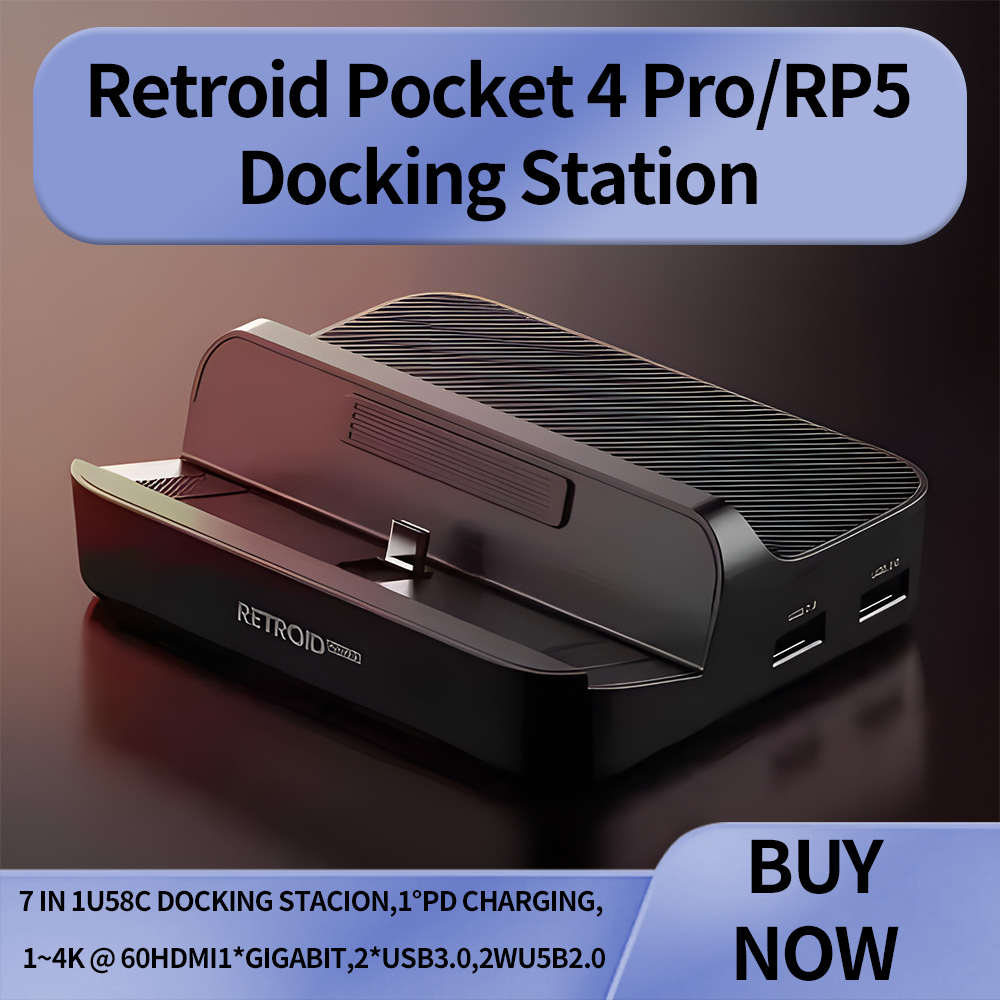 Retroid Pocket 5 Docking Stati – обзор и цена Gaming Console Mini