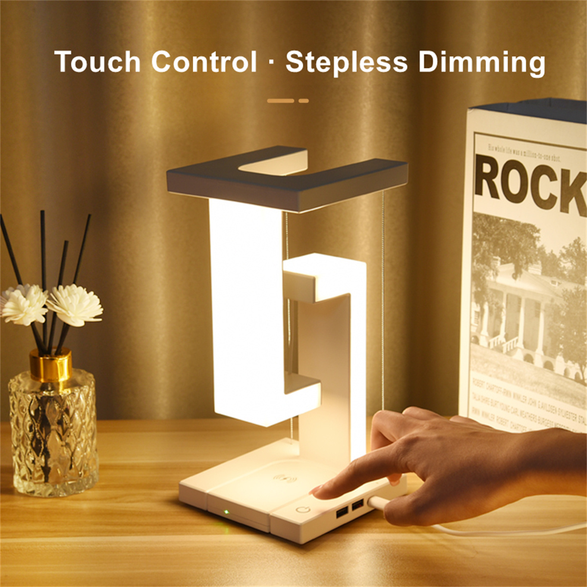 Floating Desk Lamp With Wirele – обзор и цена Controller Charging Dock