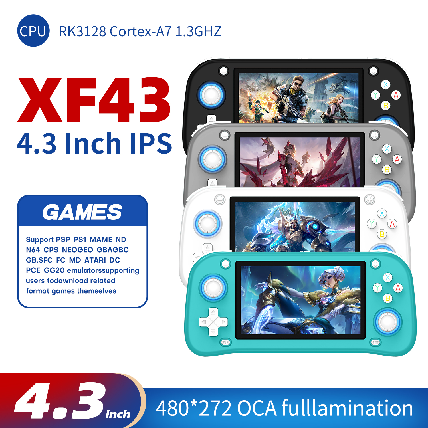 AISLPC XF43 4.3 inch Retro Han – обзор и цена Gaming Console 6 Year Old