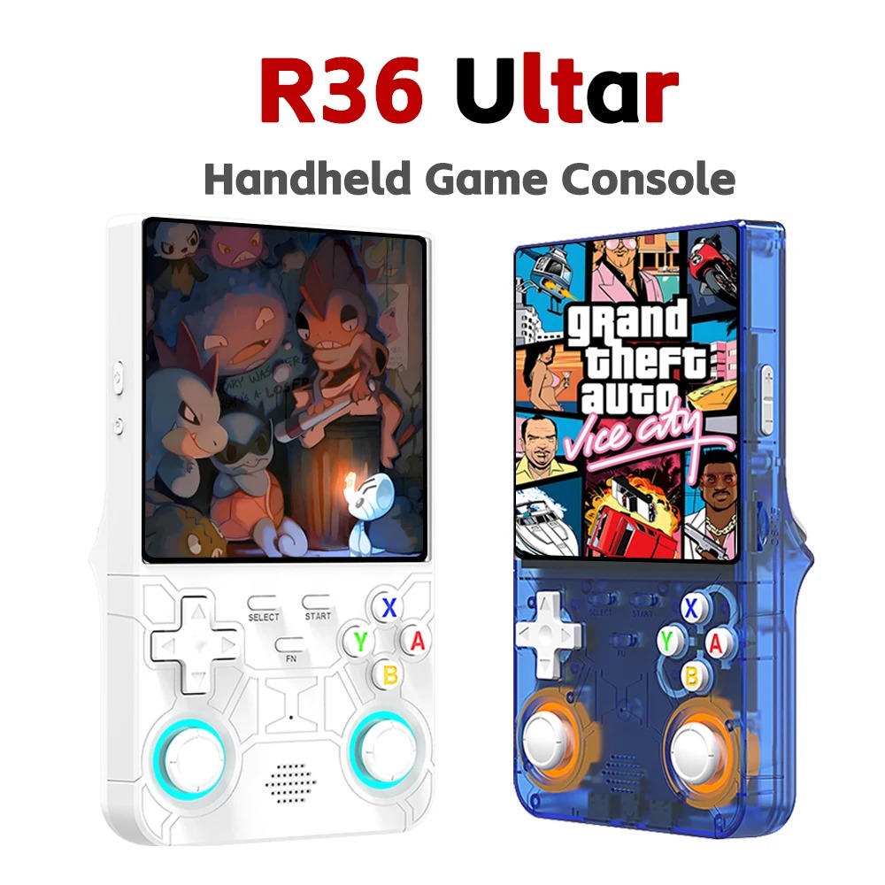 Retro handheld game New R36 ul – обзор и цена Gaming Console R36 Ultra